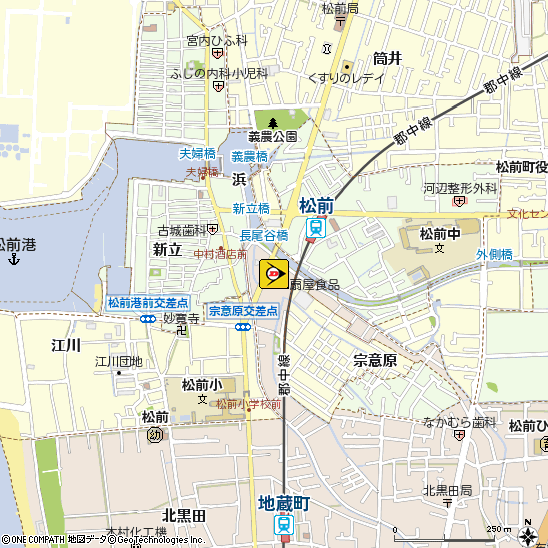 松山興産（株）【カーピットひまわり】付近の地図